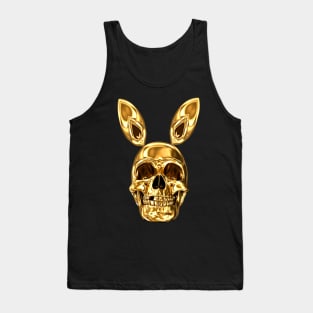 Golden Magic SKULL Rabbit | Missing Tooth Acid Bunny Skull Psychedelic POPART & Design by Tyler Tilley (tiger picasso) Tank Top